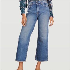 NWT ASKK NY Marina Crop Wide Leg Jean